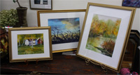 Beverly Bourassa - Framed local Berkshire County scenery in watercolors. Berkshire County scenery