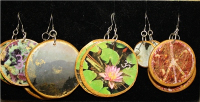 Dine Firtell - Beautiful mixed media artistry, and handcrafted earrings Beautiful mixed media artistry, and handcrafted earrings